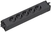 Bachmann Step Base 5X Schutzkontakt, schwarz