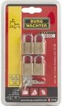 Burg W&auml;chter Vorhangschloss-Set, Messing, B&uuml;gelst&auml;rke: 3,5 mm