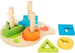 small foot 11190 Motorikspiel Formen und Farben aus Holz, Lernspielzeug