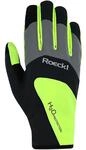 Roeckl Rapallo Winter Fahrrad Handschuhe lang wasserdicht schwarz/gelb 2027:...