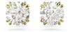 Swarovski Constellla Ohrringe, Vergoldete Ohrstecker mit Klaren Swarovski Kristallen