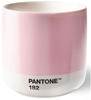 Pantone doppelwandiger Porzellan-Thermobecher Cortado, ohne Henkel, 190ml, Light Pink