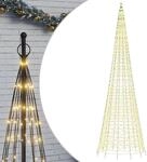 vidaXL LED-Weihnachtsbaum 1534 LEDs Warmwei&szlig; 500 cm