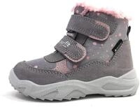 Superfit M&auml;dchen GLACIER warm gef&uuml;tterte Gore-Tex Stiefel, GRAU/ROSA 2500