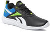 Reebok Rush Runner 5 Syn Sneaker, Core Black Electric Cobalt F23 Laser Lime...