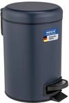 WENKO Kosmetikeimer 3 Liter, Stahl, herausnehmbarer Inneneimer mit M&uuml;llbeutelhalter,