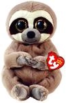 Ty Beanie Boos Baby Faultier Silas-15 cm, Braun, 2009300
