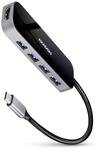 AXAGON HMC-6H4A USB-Hub, 4X USB-A + HDMI, USB-C 3.2 Gen 1, PD 100W - 20 cm