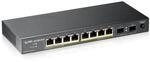 Zyxel Netzwerk Switch 10 Port | Unmanaged GbE PoE+ | GS1100-10HP | 8x GbE PoE+ mit