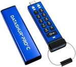 iStorage datAshur Pro+C 32 GB &ndash; Sicherer USB-Stick Typ C &ndash; FIPS 140-3 Level 3