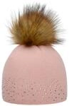 Eisb&auml;r Nalin Lux Crystal Beanie Strickm&uuml;tze Bommelm&uuml;tze Damenm&uuml;tze Damen -...