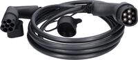 KS TOOLS Ladekabel gerade, Typ 2 auf Typ 2 22 kW, 32 A, 400 V, Mode 3, 5m