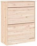 vidaXL Schuhschrank ALTA 77x35x96 cm Massivholz Kiefer