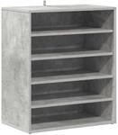 vidaXL Schuhschrank 5 Ablagen Wand Schuhkommode Schuhregal Schuhablage...