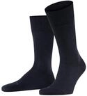 FALKE Herren Socken Baumwolle Schurwolle mit Komfortbund f&uuml;r Diabetiker verst&auml;rkte