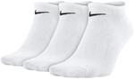 Nike Unisex-Erwachsene Socken 3 Paar Value No Show, Wei&szlig;, XL (46-50), SX2554-101