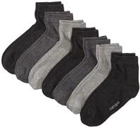 Camano Unisex 7er Pack Quarter Socken Ca-Soft aus strapazierf&auml;higem Materialmix