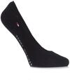 Tommy Hilfiger Damen Footie Invisible Socken, Schwarz, 39-42 EU