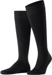 FALKE Energizing Cotton Kniestr&uuml;mpfe black (3000), 43-44