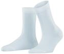 FALKE Damen Socken Cotton Touch W So Baumwolle einfarbig 1 Paar, Blau Light Blue
