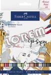 FABER-CASTELL - Goldfaber Sketch Marker, 12 Farben | Schnell trocknende Alkohol