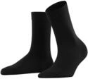 FALKE Damen Socken Cotton Touch W So Baumwolle einfarbig 1 Paar, Schwarz Black 3000,