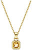 Swarovski Stilla Halskette Gold für Damen mit Anhänger mit Gelben Zirkonia
