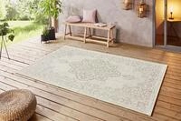NORTHRUGS In- und Outdoor Teppich 80x150cm - Wetterfest Orientalisch Vintage-Design