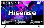 Hisense 85U7KQ (85 Zoll) Fernseher 4K Mini LED ULED HDR Smart TV, Quantum Dot, 120Hz,