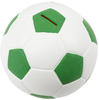HMF 4790-06 Spardose Fußball Lederoptik 15 cm Durchmesser, grün weiß