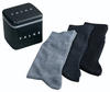 FALKE Herren Socken Happy Box Uni 3-Pack M SO Baumwolle einfarbig 3 Paar, Mehrfarbig