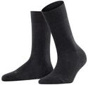 FALKE Damen Socken Sensitive London, Baumwolle, 1 Paar, Grau (Anthracite Melange