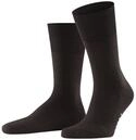 FALKE Herren Socken Airport Plus M So Wolle Baumwolle einfarbig 1 Paar, Braun Brown