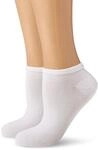 Camano Damen F&uuml;&szlig;linge 3318, 2er Pack, Gr. 35/38, Wei&szlig; (White 0001)