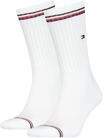 Tommy Hilfiger Herren Iconic Socken, Wei&szlig;, 39-42 EU (2er Pack)