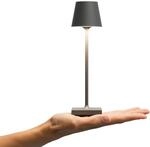 SIGOR Nuindie pocket LED Akku-Tischlampe, graphitgrau