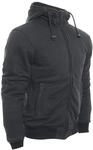 Bores Safety 3 Baumwolle Hoodie, Wasserabweisend, Rei&szlig;fest, Schwarz, Gr&ouml;&szlig;e L