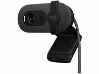 Logitech Brio 100 Full HD 1080p Webcam mit Privacy Cover Mikrofon - Schwarz
