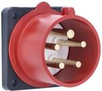 as - Schwabe CEE-Anbaustecker - CEE Stecker - 400V/32A/5-polig/6h - Flanschma&szlig;...