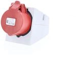 as - Schwabe CEE Steckdose Aufputz - CEE Wandsteckdose - Wei&szlig;/Rot, 60430