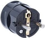 as - Schwabe Zentralstecker - Schutzkontaktstecker mit doppeltem Schutzkontakt -
