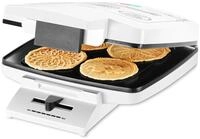 Trisa Bricelet Waffeleisen 1000W, 4 Schweizer Motive, mit H&ouml;rnchenformer 