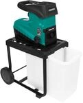 VONROC Gartenh&auml;cksler elektrisch 2800W - Walzenh&auml;cksler f&uuml;r &Auml;ste bis zu &Oslash;45mm -