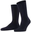 FALKE Herren Socken Nelson M So Wolle einfarbig 1 Paar, Blau Dark Navy 6370, 47-50