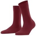 FALKE Damen Socken Sensitive London W So Baumwolle mit Komfortbund 1 Paar, Rot
