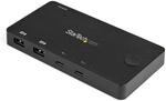 StarTech.com 2-Port USB-C KVM Switch (4K 60Hz HDMI, 3840x2160, Kompakter Dual-Port