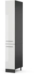 Vicco Apothekerschrank Fame-Line, Wei&szlig; Hochglanz, 30 cm