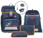 Step by Step Schulranzen-Set Cloud, 5-teilig, ergonomischer Tornister mit