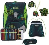 SCOUT Alpha Schulrucksack-Set 4-teilig, Softer Schulrucksack f&uuml;r die...