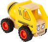 small foot Betonmischer, Spielfahrzeug für Kinder aus Holz, mit gummierten Rädern,